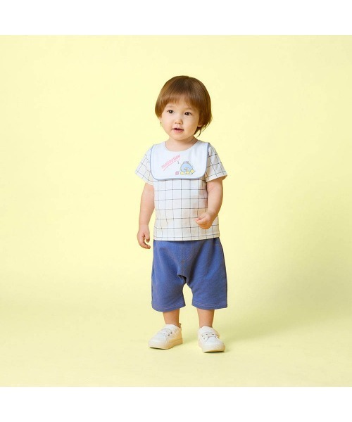 sanrio(サンリオ)の「前ヨーク風襟付きプリント半袖Tシャツ(サンリオキャラクターズ)(Tシャツ/カットソー・キッズ・ホワイト系その他5/グリーン系その他5・80/90/100/110/120)」の5枚目の写真