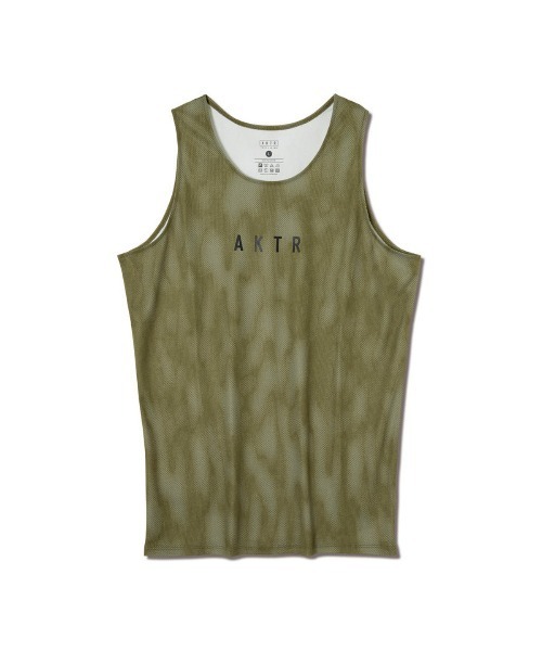 AKTR(アクター)の「AKTR MELT CAMO TANK(アクター メルト カモ タンク)(タンクトップ・メンズ・オリーブ系・MEDIUM/LARGE)」の5枚目の写真