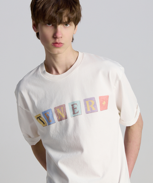 TENER(テネル)の「パステルTNR半袖Tシャツホワイト(Tシャツ/カットソー・メンズ・その他・FREE)」の1枚目の写真