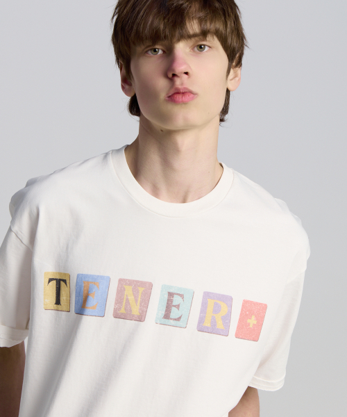 TENER(テネル)の「パステルTNR半袖Tシャツホワイト(Tシャツ/カットソー・メンズ・その他・FREE)」の2枚目の写真