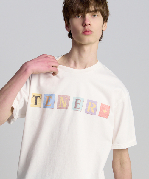 TENER(テネル)の「パステルTNR半袖Tシャツホワイト(Tシャツ/カットソー・メンズ・その他・FREE)」の4枚目の写真