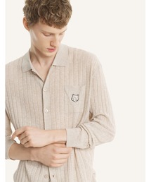 Maison Kitsune | LINEN COTTON LONG SLEEVE SHIRT(シャツ/ブラウス)