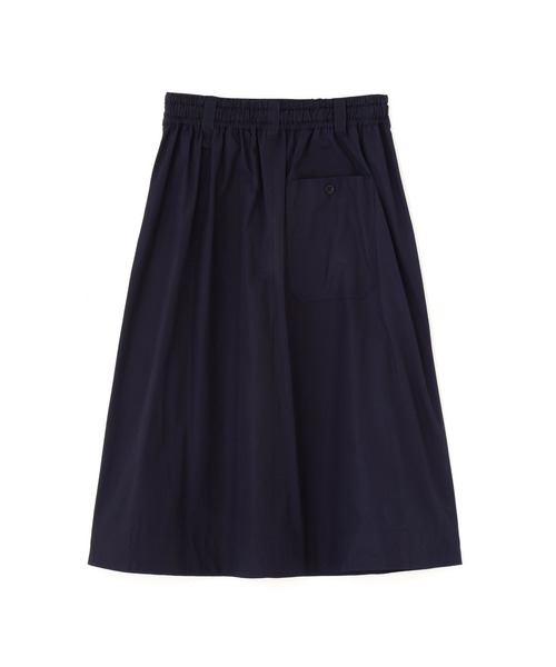 MHL.(エムエイチエル)の「FINE COMPACT COTTON POPLIN(スカート・レディース・ネイビー/ベージュ・3/2/1/0)」の8枚目の写真