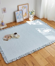 ラグマット|約90×130cm｜デザインイブル フリル付き(furry doudou