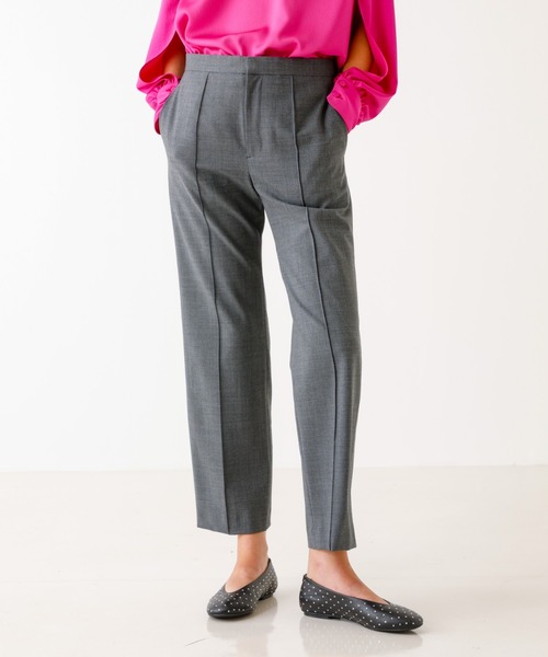 DESIGNWORKS(デザインワークス)の「ベーシックパンツ(その他パンツ・レディース・グレー/ブラック・38)」の1枚目の写真