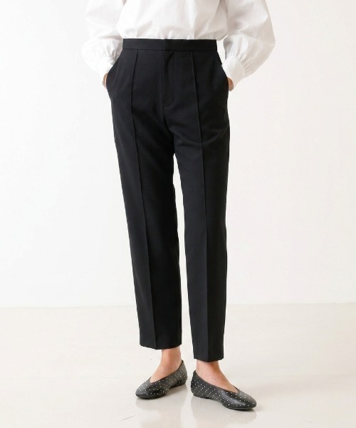 DESIGNWORKS(デザインワークス)の「ベーシックパンツ(その他パンツ・レディース・グレー/ブラック・38)」の2枚目の写真