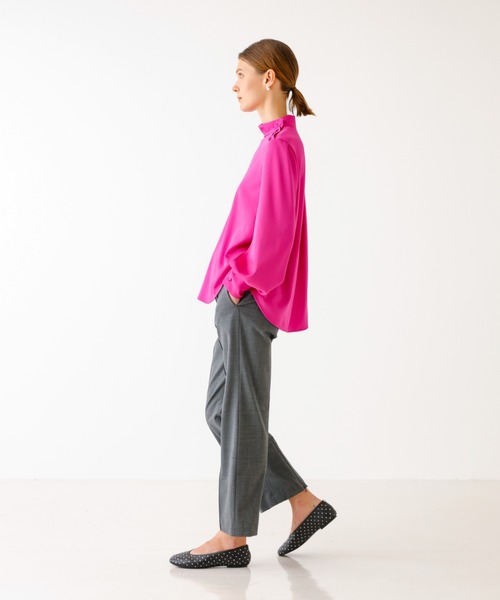 DESIGNWORKS(デザインワークス)の「ベーシックパンツ(その他パンツ・レディース・グレー/ブラック・38)」の4枚目の写真