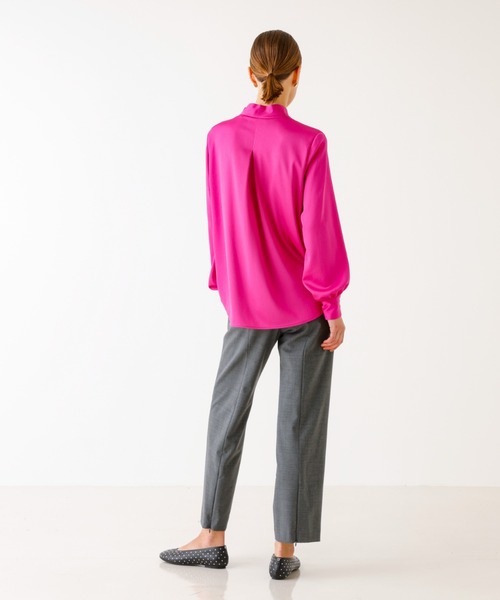 DESIGNWORKS(デザインワークス)の「ベーシックパンツ(その他パンツ・レディース・グレー/ブラック・38)」の8枚目の写真