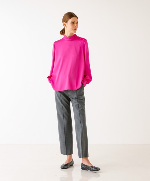 DESIGNWORKS(デザインワークス)の「ベーシックパンツ(その他パンツ・レディース・グレー/ブラック・38)」の13枚目の写真