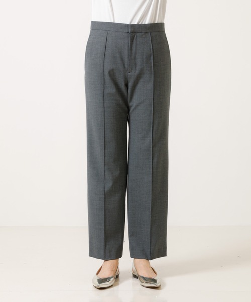 DESIGNWORKS(デザインワークス)の「ベーシックパンツ(その他パンツ・レディース・グレー/ブラック・38)」の7枚目の写真