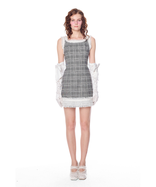 GREEDILOUS(グリディアス)の「Check Lace Sleeveless Onepiece(ワンピース・レディース・その他・X-SMALL/SMALL/MEDIUM/LARGE)」の2枚目の写真