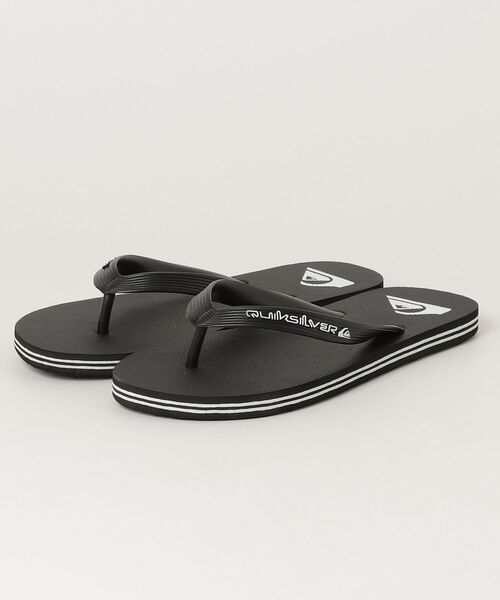 Quiksilver(クイックシルバー)の「QUIKSILVER クイックシルバー ビーチサンダル ビーサン MOLOKAI CORE QSD251203(サンダル・メンズ・ブラック・26.0cm/27.0cm/28.0cm)」の1枚目の写真