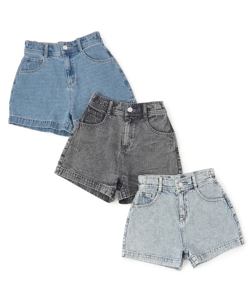 LOVETOXIC(ラブトキシック)の「エンボスロゴデニムショートパンツ(その他パンツ・キッズ・ライトブルー/ブルー/グレー・L:160cm/130cm/S:140cm/M:150cm)」の7枚目の写真