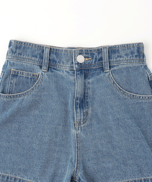 LOVETOXIC(ラブトキシック)の「エンボスロゴデニムショートパンツ(その他パンツ・キッズ・ライトブルー/ブルー/グレー・L:160cm/130cm/S:140cm/M:150cm)」の11枚目の写真