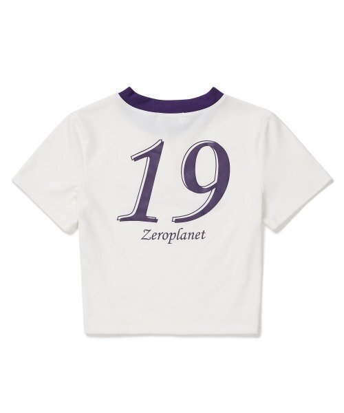 ZEROPLANET（ゼロプラネット）の「ジェニファーグラフィッククロップトップ[ホワイト]（Tシャツ/カットソー・レディース・その他・MEDIUM/SMALL）」の3枚目の写真