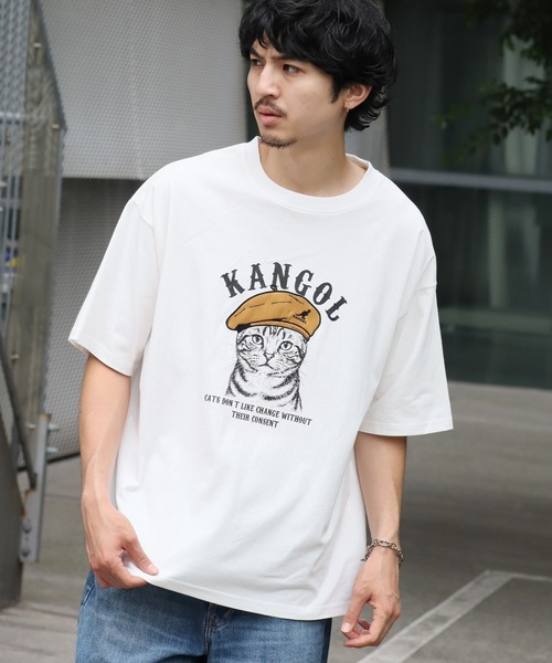 KANGOL（カンゴール）の「【KANGOL/カンゴール】別注 アニマルアップリケ刺繍 半袖Tシャツ（Tシャツ/カットソー・メンズ・ブラック系1/ホワイト系1/ホワイト系3/ブラック系3/ネイビー系1/ホワイト系2/ブラック系2/ネイビー系3/ネイビー系2・M/L）」の11枚目の写真