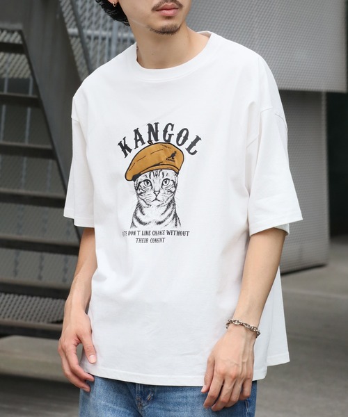 KANGOL（カンゴール）の「【KANGOL/カンゴール】別注 アニマルアップリケ刺繍 半袖Tシャツ（Tシャツ/カットソー・メンズ・ブラック系1/ホワイト系1/ホワイト系3/ブラック系3/ネイビー系1/ホワイト系2/ブラック系2/ネイビー系3/ネイビー系2・M/L）」の12枚目の写真