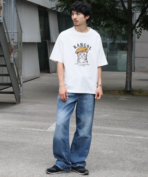 KANGOL（カンゴール）の「【KANGOL/カンゴール】別注 アニマルアップリケ刺繍 半袖Tシャツ（Tシャツ/カットソー・メンズ・ブラック系1/ホワイト系1/ホワイト系3/ブラック系3/ネイビー系1/ホワイト系2/ブラック系2/ネイビー系3/ネイビー系2・M/L）」の13枚目の写真