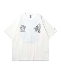 Import & Select（インポートアンドセレクト）の「【YOIDORE】 龍と虎 スカJAPAN 刺しゅうTEE（Tシャツ/カットソー）」