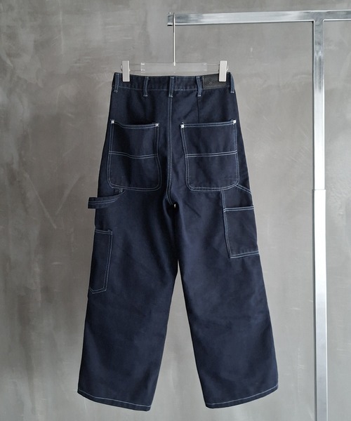WESTBOY(ウエストボーイ)の「Y2K コントラストステッチ ダブルニーデニムパンツ WO26S13PT03(デニムパンツ・メンズ・ダークブルー・XL/M/L)」の5枚目の写真