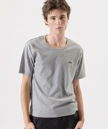 MSG（エムエスジー）の「ワンポイントロゴコンパクトリブ半袖ルーズクルーネックTシャツ（Tシャツ/カットソー）」