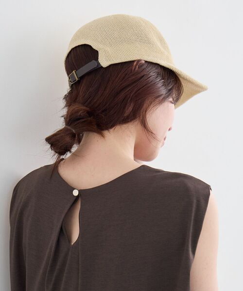 le.coeur blanc(ルクールブラン)の「《WEB限定アイテム》ペーパーキャップ(キャップ・レディース・ブラウン/ベージュ/ブラック・FREE)」の12枚目の写真