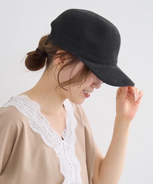 le.coeur blanc(ルクールブラン)の「《WEB限定アイテム》ペーパーキャップ(キャップ・レディース・ブラウン/ベージュ/ブラック・FREE)」の17枚目の写真