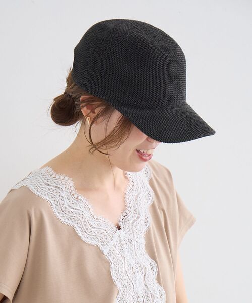 le.coeur blanc(ルクールブラン)の「《WEB限定アイテム》ペーパーキャップ(キャップ・レディース・ブラウン/ベージュ/ブラック・FREE)」の18枚目の写真