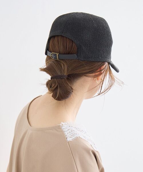 le.coeur blanc(ルクールブラン)の「《WEB限定アイテム》ペーパーキャップ(キャップ・レディース・ブラウン/ベージュ/ブラック・FREE)」の20枚目の写真