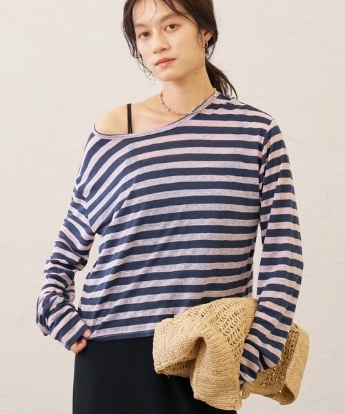 Omekashi｜オメカシのTシャツ/カットソー（ボーダー柄）通販 - ZOZOTOWN