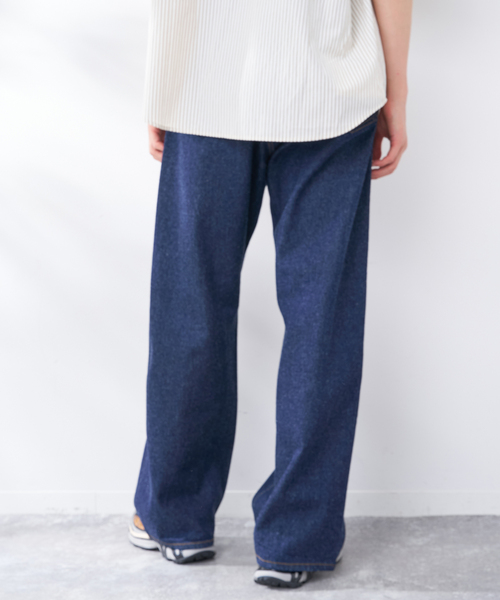 B.C STOCK(ベーセーストック)の「MID RISE STOVE PIPE JEAN(デニムパンツ・メンズ・ネイビー/ブルー/アイボリー・LARGE/MEDIUM)」の11枚目の写真