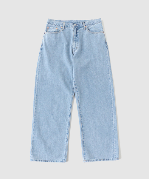 B.C STOCK(ベーセーストック)の「MID RISE STOVE PIPE JEAN(デニムパンツ・メンズ・ネイビー/ブルー/アイボリー・LARGE/MEDIUM)」の18枚目の写真