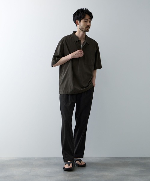 Mac-House(マックハウス)の「REALSTANDARD マイラクエアーワイドパンツ(その他パンツ・メンズ・ネイビー/チャコールグレー/ブラック・S/M/L/XL)」の7枚目の写真