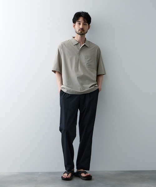 Mac-House(マックハウス)の「REALSTANDARD マイラクエアーワイドパンツ(その他パンツ・メンズ・ネイビー/チャコールグレー/ブラック・S/M/L/XL)」の11枚目の写真