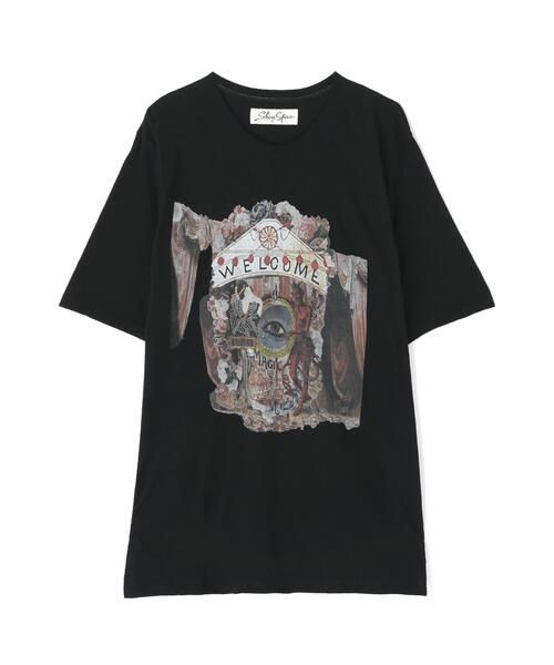 SHARE SPIRIT(シェアースピリット)の「SHARE SPIRIT/シェアースピリット/Welcome Tee(Tシャツ/カットソー・メンズ・ホワイト/ブラック・M)」の2枚目の写真