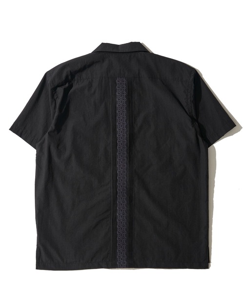 HOUSTON(ヒューストン)の「【HOUSTON / ヒューストン】CUBA SHIRT / キューバシャツ(シャツ/ブラウス・メンズ・オフホワイト/ブラック/ブルー・X-LARGE/MEDIUM/LARGE)」の9枚目の写真
