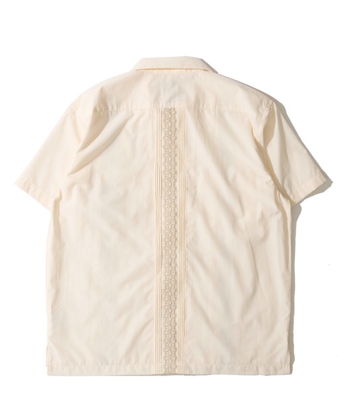 HOUSTON(ヒューストン)の「【HOUSTON / ヒューストン】CUBA SHIRT / キューバシャツ(シャツ/ブラウス・メンズ・オフホワイト/ブラック/ブルー・X-LARGE/MEDIUM/LARGE)」の11枚目の写真