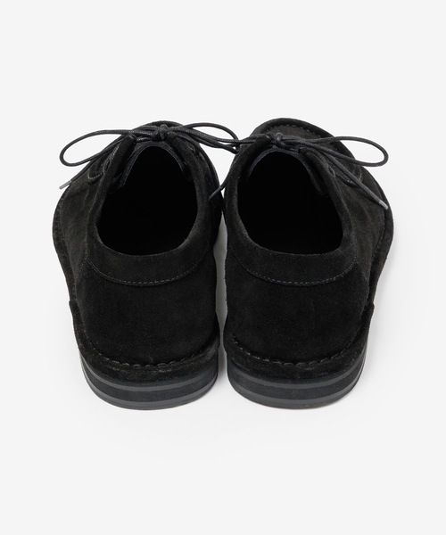 ATTACHMENT(アタッチメント)の「カウスエード チロリアンバブーシュ / COW SUEDE TYROLEAN BABOUCHE(モカシン/デッキシューズ・メンズ・カーキ/ブラック・42/41/43/44)」の5枚目の写真
