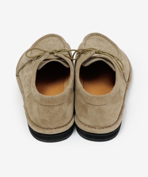 ATTACHMENT(アタッチメント)の「カウスエード チロリアンバブーシュ / COW SUEDE TYROLEAN BABOUCHE(モカシン/デッキシューズ・メンズ・カーキ/ブラック・42/41/43/44)」の11枚目の写真