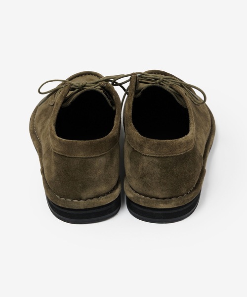 ATTACHMENT(アタッチメント)の「カウスエード チロリアンバブーシュ / COW SUEDE TYROLEAN BABOUCHE(モカシン/デッキシューズ・メンズ・カーキ/ブラック・42/41/43/44)」の14枚目の写真