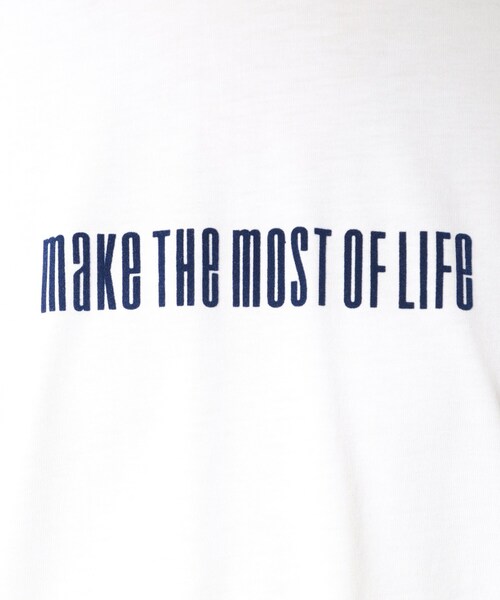 THE SHOP TK (ザ ショップ ティーケー )の「COOLロゴ半袖Tシャツ 接触冷感/洗濯機OK(Tシャツ/カットソー・メンズ・ブルー系その他2/オフホワイト/ブラック/ホワイト系3・02/04/03)」の10枚目の写真