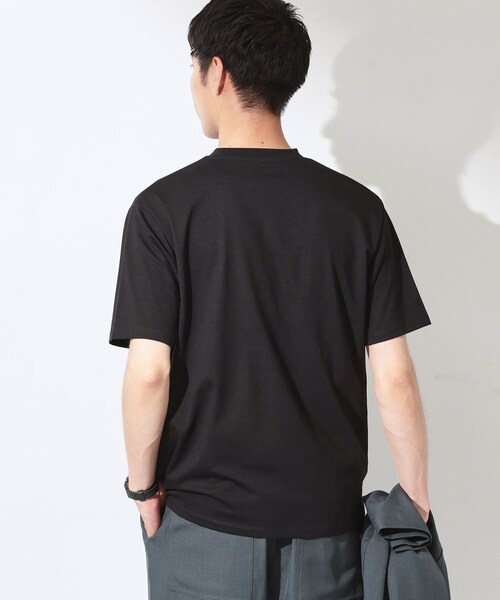THE SHOP TK (ザ ショップ ティーケー )の「COOLロゴ半袖Tシャツ 接触冷感/洗濯機OK(Tシャツ/カットソー・メンズ・ブルー系その他2/オフホワイト/ブラック/ホワイト系3・02/04/03)」の16枚目の写真
