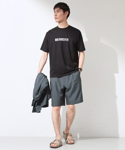 THE SHOP TK (ザ ショップ ティーケー )の「COOLロゴ半袖Tシャツ 接触冷感/洗濯機OK(Tシャツ/カットソー・メンズ・ブルー系その他2/オフホワイト/ブラック/ホワイト系3・02/04/03)」の17枚目の写真