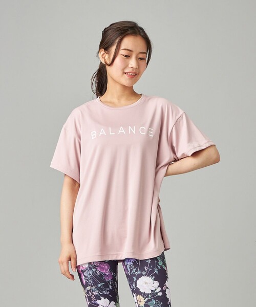 Chacott（チャコット）の「SmoothDry Tシャツ（その他トップス・レディース・ホワイト/ピンク・M）」の2枚目の写真