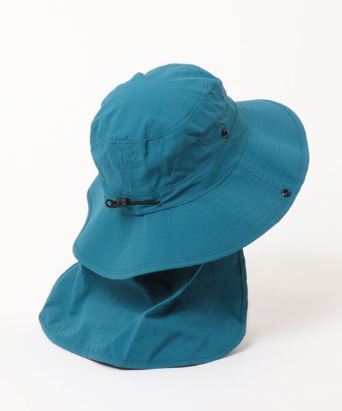 Bambin（ボンバン）の「【 Bambin / ボンバン 】 キッズ ネックガード付き UVカット サンハット / あご紐付き 日よけ 帽子（ハット・キッズ・イエロー/ブルー/ベージュ・FREE）」の17枚目の写真