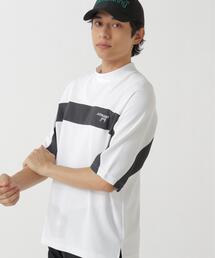 【Jack Bunny!!】PEメッシュ半袖モックネックカットソー