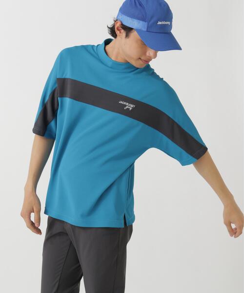 PEメッシュ半袖モックネックカットソー（Tシャツ/カットソー）｜Jack