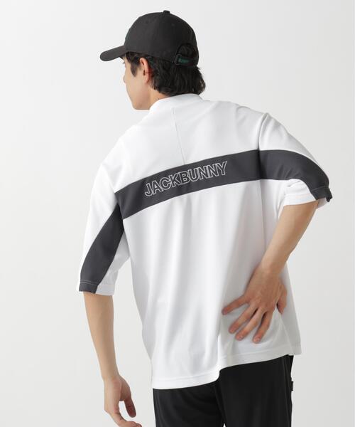 Jack Bunny!!(ジャックバニー)の「【Jack Bunny!!】PEメッシュ半袖モックネックカットソー(Tシャツ/カットソー・メンズ・ブルー/グレー/ホワイト・MEDIUM/X-LARGE/XX-LARGE/LARGE)」の17枚目の写真