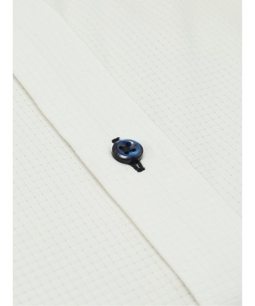 TAKA-Q(タカキュー)の「ワイシャツ メンズ ストレッチ 吸水速乾 ノンアイロン ドットエア ボタンダウン 半袖 ビジネス ドレス NEWスタンダードフィット(ビジネスシャツ・メンズ・ホワイト・X-LARGE/3L/S/MEDIUM/LARGE)」の5枚目の写真