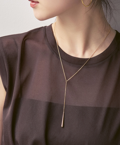 Noble(ノーブル)の「ANNA SOTILOTTA/アンナ ソッティロッタ Collier Pendant DROP(ゴールド)(ネックレス・レディース・ゴールド・FREE)」の1枚目の写真